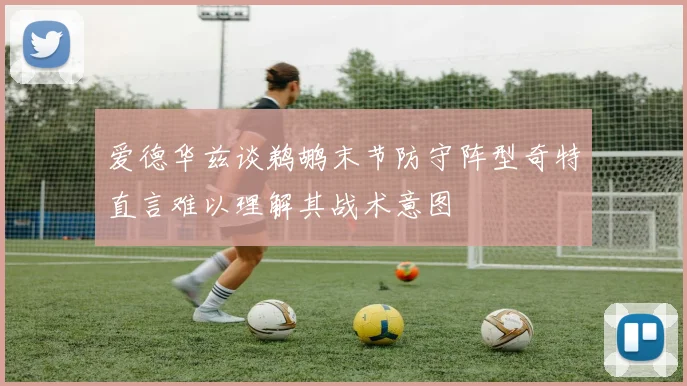爱德华兹谈鹈鹕末节防守阵型奇特直言难以理解其战术意图